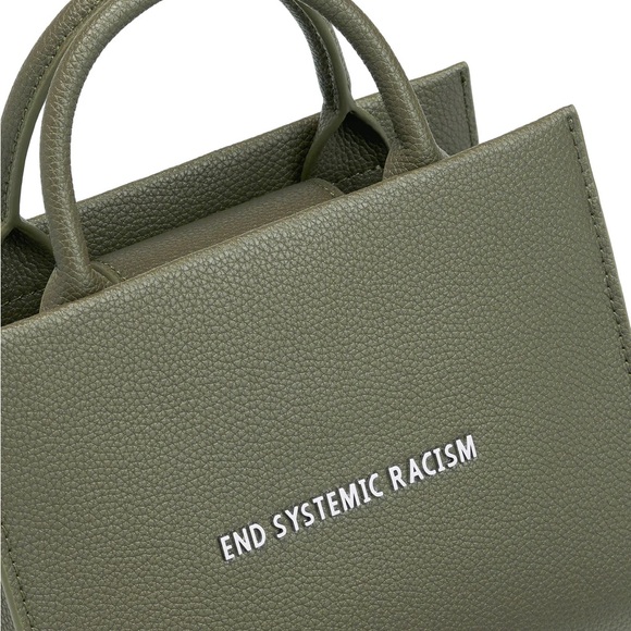 Brandon Blackwood ESR Tote- Hunter Green Recycled Leather - Picture 4 of 6